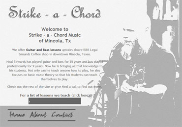 Strike a Chord Music - Guitar and Bass lessons Mineola, TX
